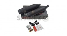 Royal Enfield Super Meteor 650 Red Rooster Astral Black Exhaust Silencer